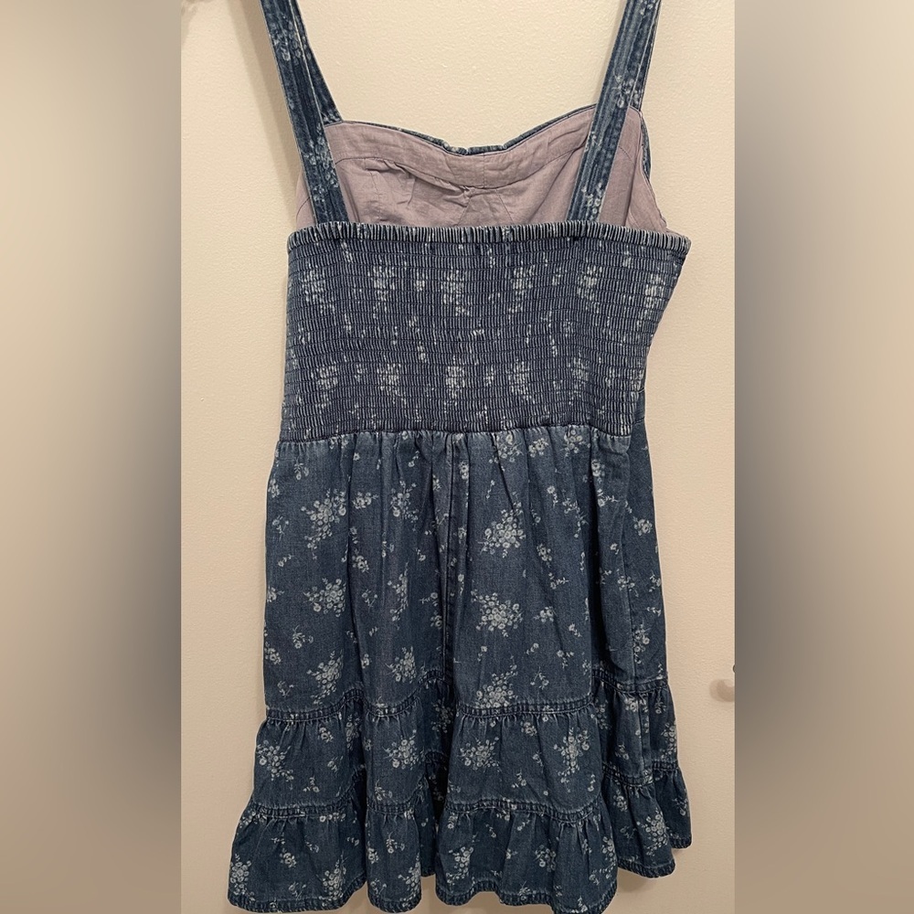 NWOT American Eagle Blue Denim Mini Dress - Picture 6 of 10